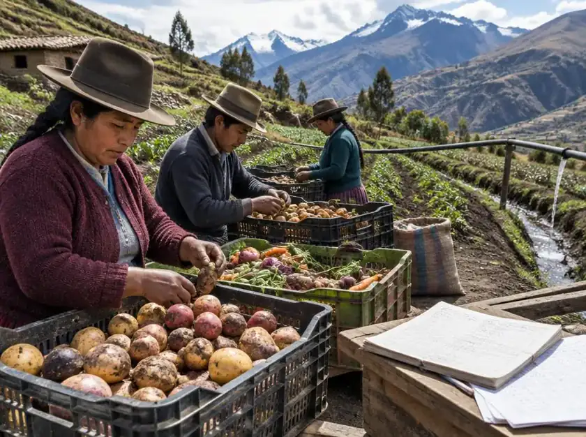 Clasificación manual de cultivos andinos