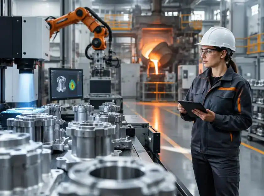 Planta metalúrgica automatizada y precisa