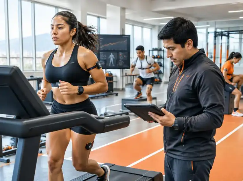 Centro deportivo con análisis de rendimiento