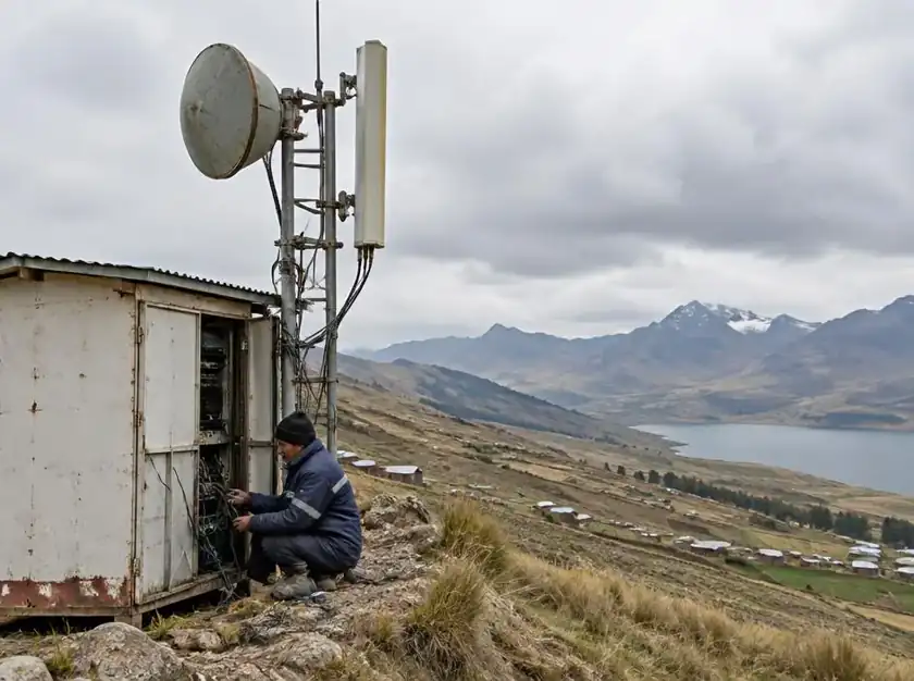 Infraestructura de telecomunicaciones deteriorada